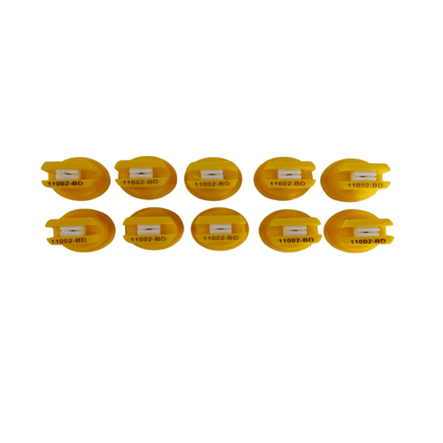 Bico Leque de Pulverização Cerâmico Magnojet Baixa Deriva 02 Ângulo 110 graus Kit Com 10 Peças