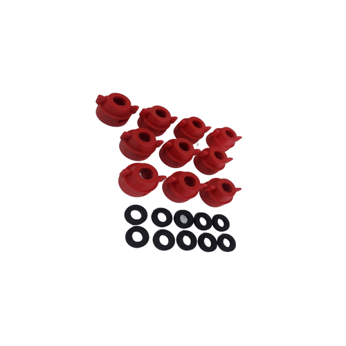 Capa Curta Com Engate Rápido Para Bico Cone das Séries MAG / CH100 Com Anel Kit Com 10 Peças
