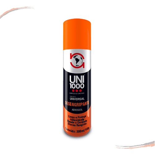 Spray Uni1000  Desengripante Anti Ferrugem Aerossol 300 ML