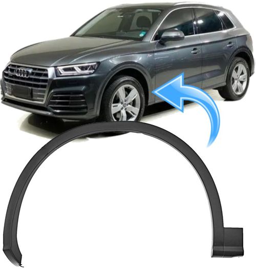 Moldura Friso do Paralama Dianteiro Audi Q5 S-line de 2019 e 2020 - Ld Esquerdo