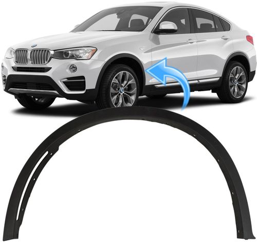 Moldura Friso do Paralama Bmw X6 F16 de 2015 À 2019 - Dianteiro Esquerdo