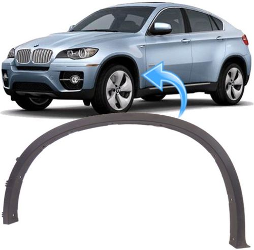 Moldura Friso do Paralama Bmw X6 E71 de 2008 À 2014 - Dianteiro Esquerdo