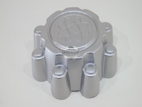 KIT CALOTA CENTRO RODA F-250 F-350 PRATA COM LOGO (PEÇA)