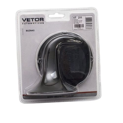 Buzina Caracol Universal 1 Terminal 12 Volts  Gol  Saveiro  Fiorino  Uno