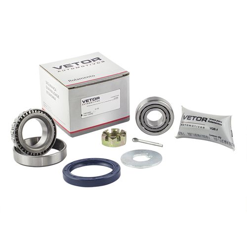 KIT ROLAMENTO ROLETES CÓNICOS CARGA RADIAL AXIAL RODA DIANTEIRA HYUNDAI HR  H100 94 e 95