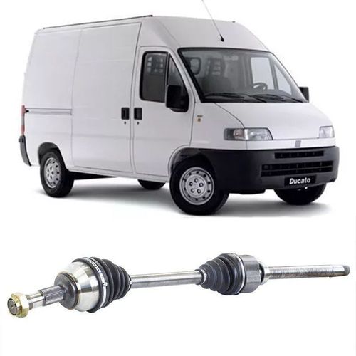 Par de Semi Eixo Fiat Ducato 2.8 Aro 15 sem ABS 1999 2000 2001 2002 2003 2004 2005 2006 2007 2008 2009