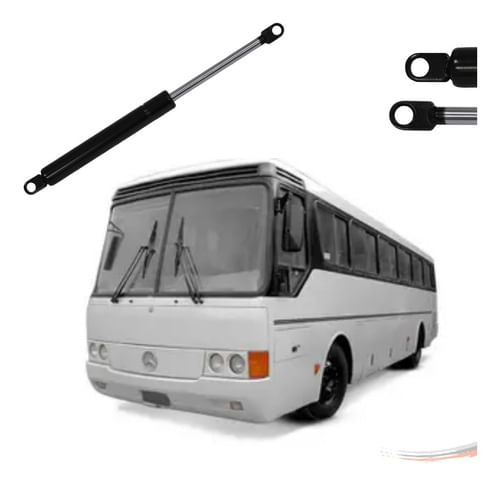 Amortecedor Mola Gás Gelad / Motor Mercedes Ônibus O-400