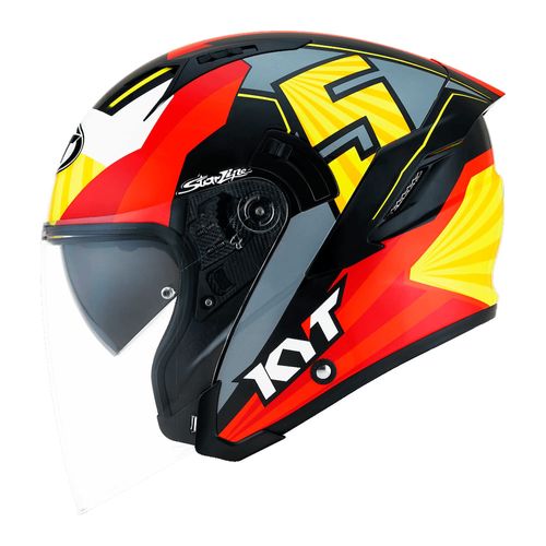 Capacete KYT NFJ Jaume Masia Leopard