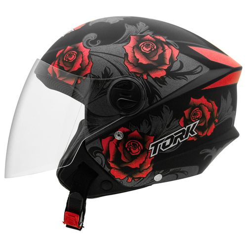 Capacete Pro Tork New Liberty 3 Flowers Vermelho