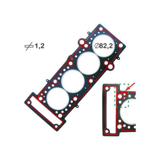 JUNTA DO CABECOTE - FIAT TORO | JEEP RENEGADE 1.8 16V FLEX ETORQ EVO
