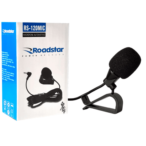 MICROFONE P2 AUTOMOTIVO MULTIMIDIA DVD PARA CARROS ROADSTAR