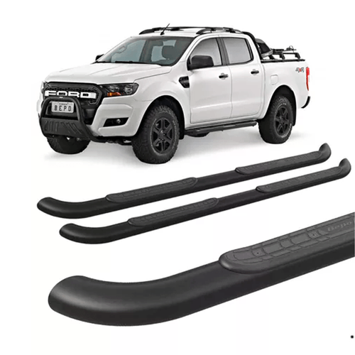 ESTRIBO  RANGER CD 13/ PRETO TUB 3" C/KIT B1250P BEPO