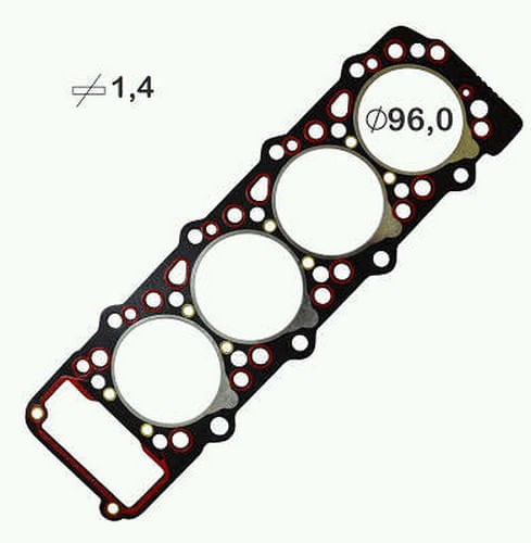 JUNTA DO CABECOTE - MITSUBISHI PAJERO 2.8D 1.40MM