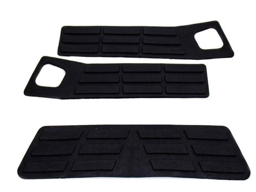 MOLDURA PARA-CHOQUE TRASEIRO (PISANTE) S10 95/00 (KIT 3 PEÇAS)