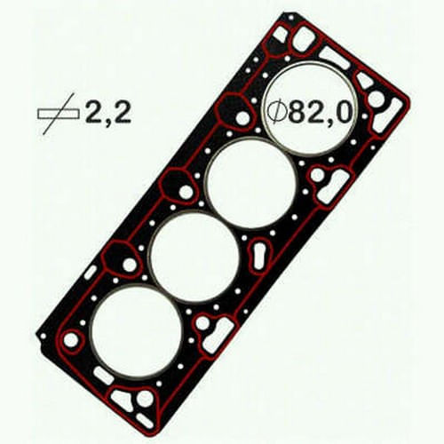 JUNTA DO CABECOTE - GM CRUZE TRACKER SONIC 1.6 1.8 16V ECOTEC