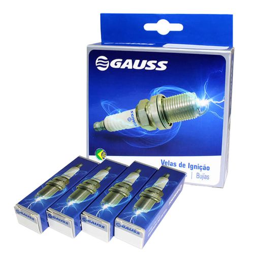 KIT 4 VELAS IGNIÇÃO VELOSTER 1.6 2011 2012 2013 GAUSS GV6R25 - 92711 - GV6R2510