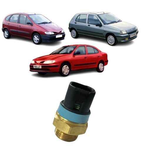 Interruptor Radiador Megane Scenic Laguna 1.6 1.9 com ar Clio 1.1 90... Master 2.5 2.8 98... com ar Diesel R19 88/92 R25 92/97