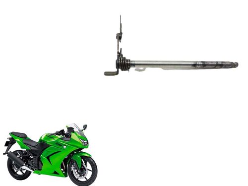Eixo Seletor de Cambio Kawasaki Ninja 250 R 08-12c/avaria