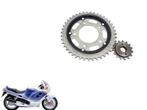 Coroa+pinhão Cbr 450 Sr Cbr450sr 1990 1995