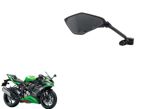 Espelho Retrovisor Esquerdo Kawasaki Zx 6 19-24c/detalhe