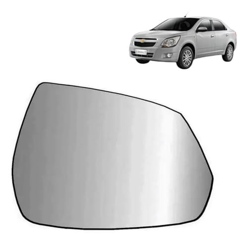 Lente Espelho Retrovisor Esquerdo Cobalt - Lado Motorista