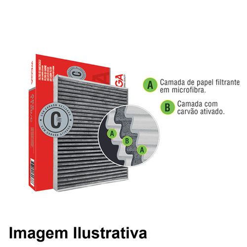 Filtro Ar Cabine Mercedes Gla250 2015 a 2020 - 799410 - AKX3591