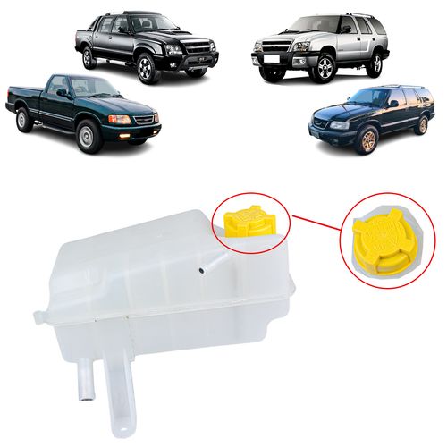 Reservatório de Água Chevrolet Blazer 2.5  2.8  Diesel 1995 A 2011/ Chevrolet S10 2.5  2.8 Diesel 1995 A 2011
