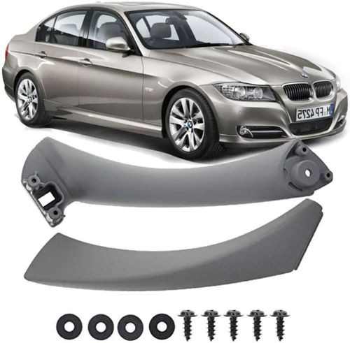 Puxador Porta Direita Bmw 320i 325i 330i 328i 335i E90 E91 de 2005 À 2012 - Cinza Platina