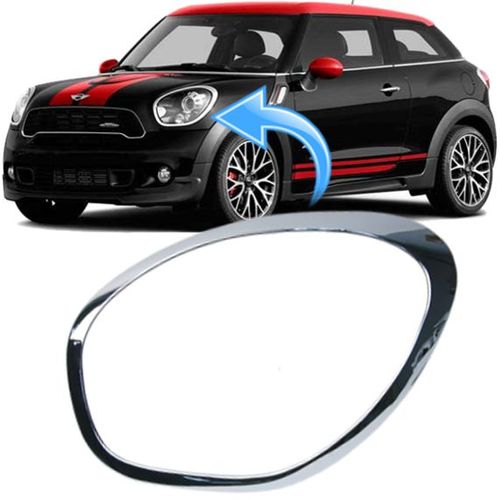 Aro Cromado do Farol Mini Countryman 1.6 16V Turbo de 2010 À 2016 - Esquerdo