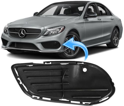 Moldura Interna do Parachoque Mercedes Benz C250 2.0 Turbo Sport de 2014 À 2018 - Esquerdo