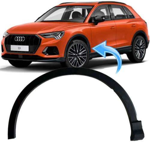 Moldura Friso do Paralama Dianteiro Audi Q3 1.4 Black S Tronic de 2020 À 2023 - Ld Esquerdo