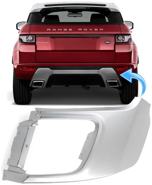 Moldura Descarga Evoque Dynamic e Hse de 2012 À 2018 - Ld Direito
