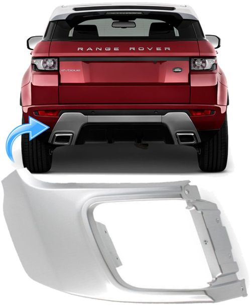 Moldura Descarga Evoque Dynamic e Hse de 2012 À 2018 - Ld Esquerdo