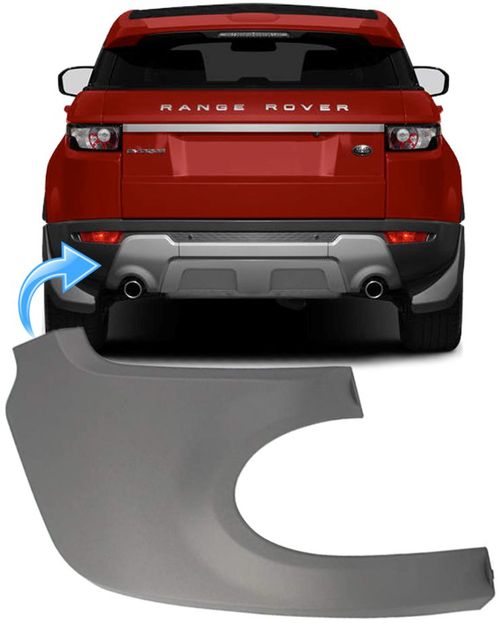 Moldura Descarga Evoque Pure Prestige e Se de 2012 À 2018 - Ld Esquerdo