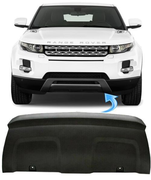 Acabamento Inferior Preto do Parachoque Evoque Pure e Prestige de 2011 À 2015