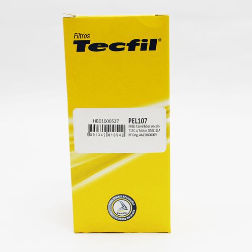 Filtro Óleo Tecfil pel107 6131800009 - hu721/2x