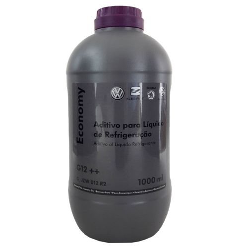 Aditivo de Radiador Economy G12++ Original Volkswagen à Base de Etilenoglicol - 1L