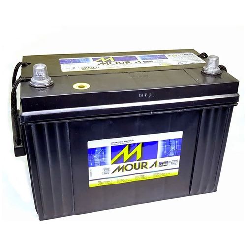 Bateria Moura 90 Amperes 12 Volts Polo Positivo Lado Direito