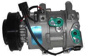 COMPRESSOR HYUNDAI IX35 AUTOMATICO - 2013 EM DIANTE / KIA SPORTAGE - 2013 EM DIANTE MOD. DVE16 4FIX