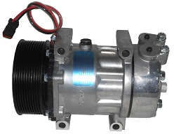 COMPRESSOR SCANIA 2013 EM DIANTE 24 VOLTS POLIA 10PK MAGNETICO 2 FIOS