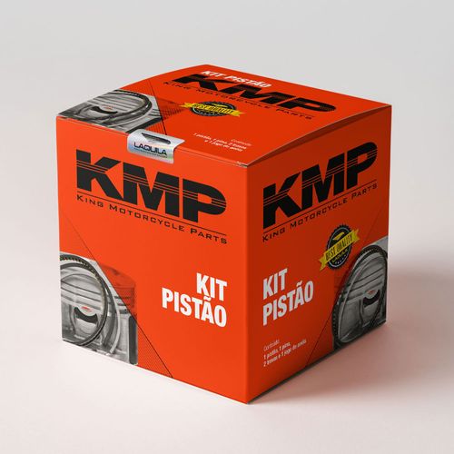 PISTAO KIT C/ANEL KMP CG 220CC STD (COMPETICAO, KIT AUMENTO