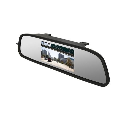 Retrovisor 180 com Câmera de Ré 4,3 Pol, Multilaser - AU713