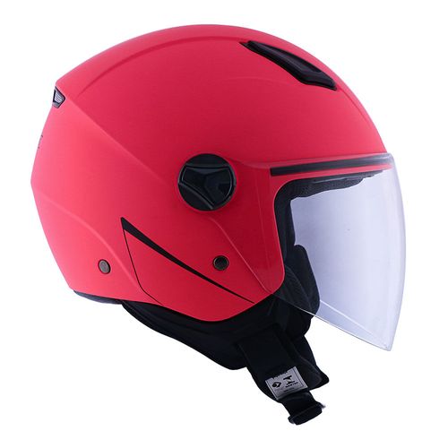 capacete NORISK ORION MONOCOLOR ROSA FLUOR FOSCO