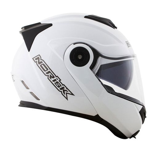 capacete NORISK ROUTE FF345 MONOCOLOR BRANCO
