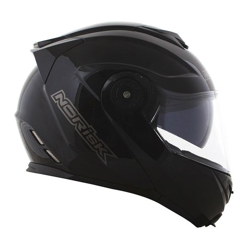 capacete NORISK ROUTE FF345 MONOCOLOR PRETO