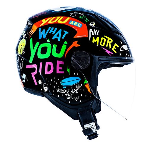 capacete NORISK ORION FREE PRETO