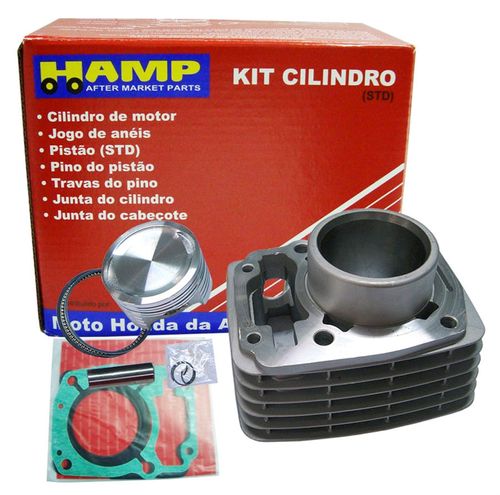 Cilindro Motor Titan150 2004 a 2016 Nxr 150 Bros 2004 a 2016 Titan 150 Sport Honda Hamp