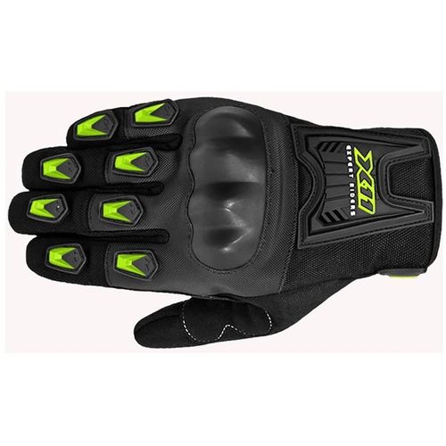 Luva Moto Bike Scooter X11 Blackout Com Proteção Neon