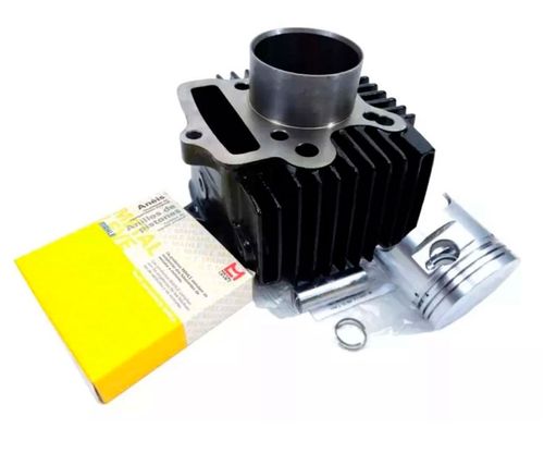 Cilindro Motor Metal Leve com Pistão e Anéis C100 Biz100 até 2005