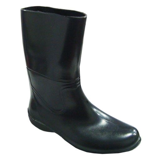 Bota Galocha Borracha Feminina Preta